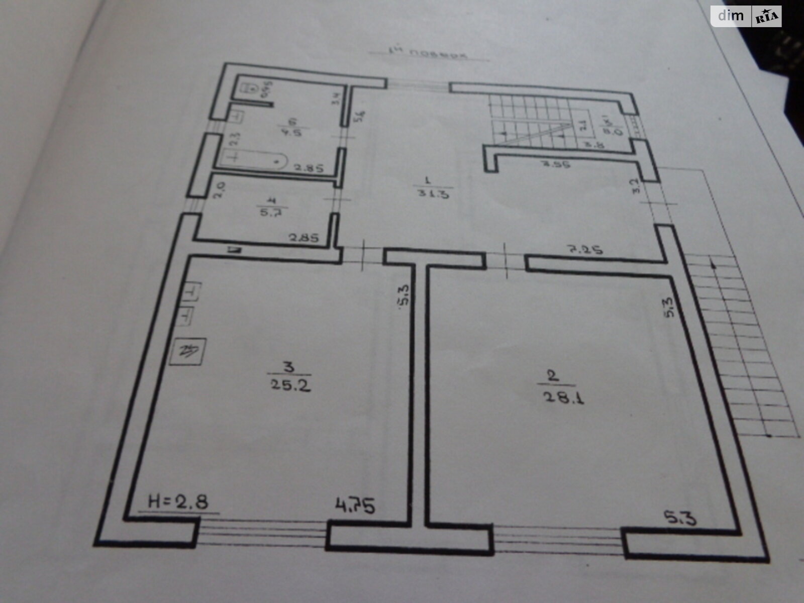 триповерховий будинок з гаражем, 309.8 кв. м, цегла. Продаж в Ужгороді, район Центр фото 1