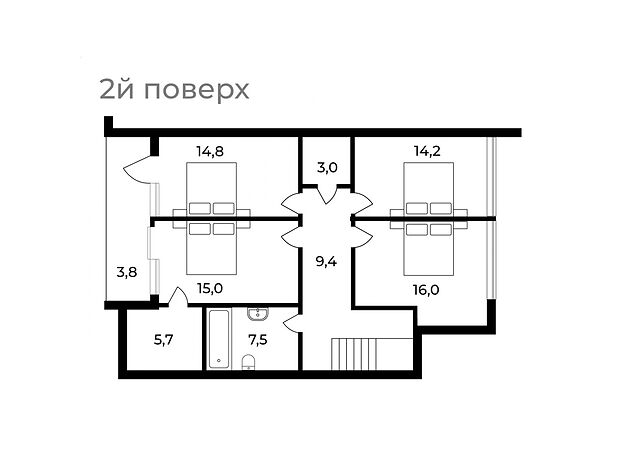 двухэтажный дом, 163 кв. м, монолитно-каркасный. Продажа в Ужгороде район Центр фото 1 двухэтажный дом, 163 кв. м, монолитно-каркасный. Продажа в Ужгороде район Центр фото 1