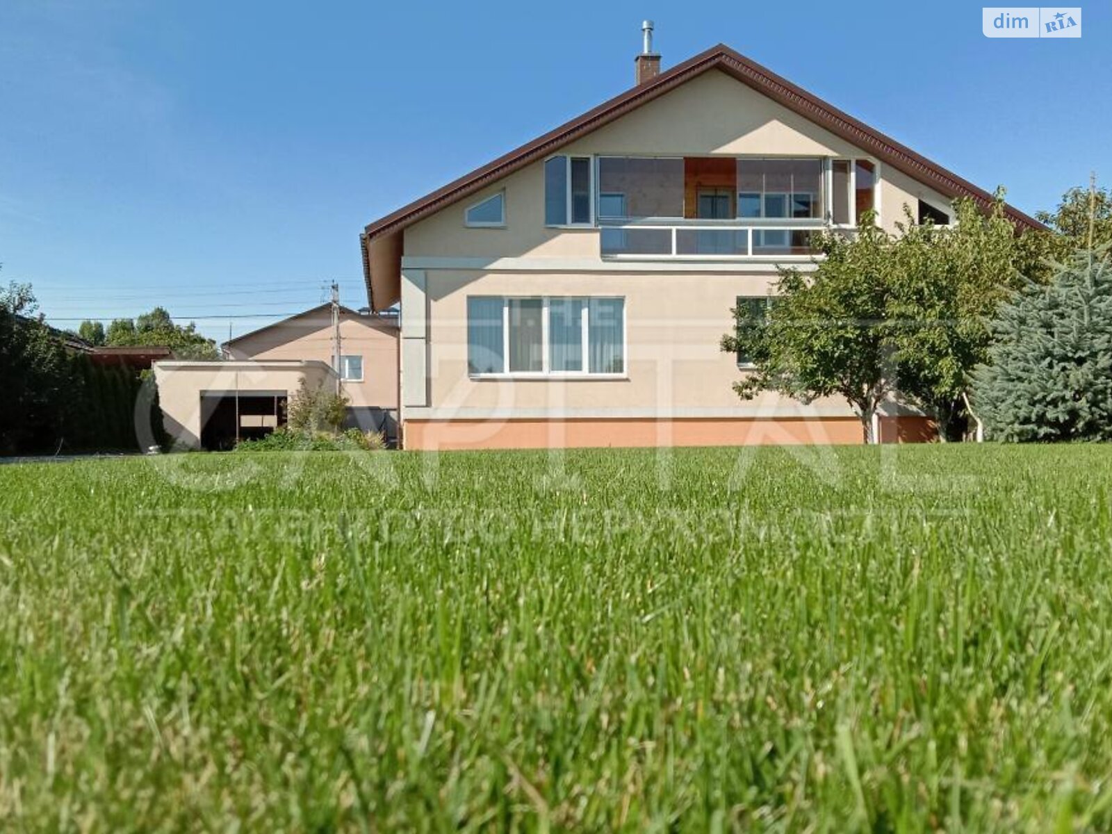 двухэтажный дом с балконом, 440.2 кв. м, кирпич. Продажа в Украинке фото 1 двухэтажный дом с балконом, 440.2 кв. м, кирпич. Продажа в Украинке фото 1