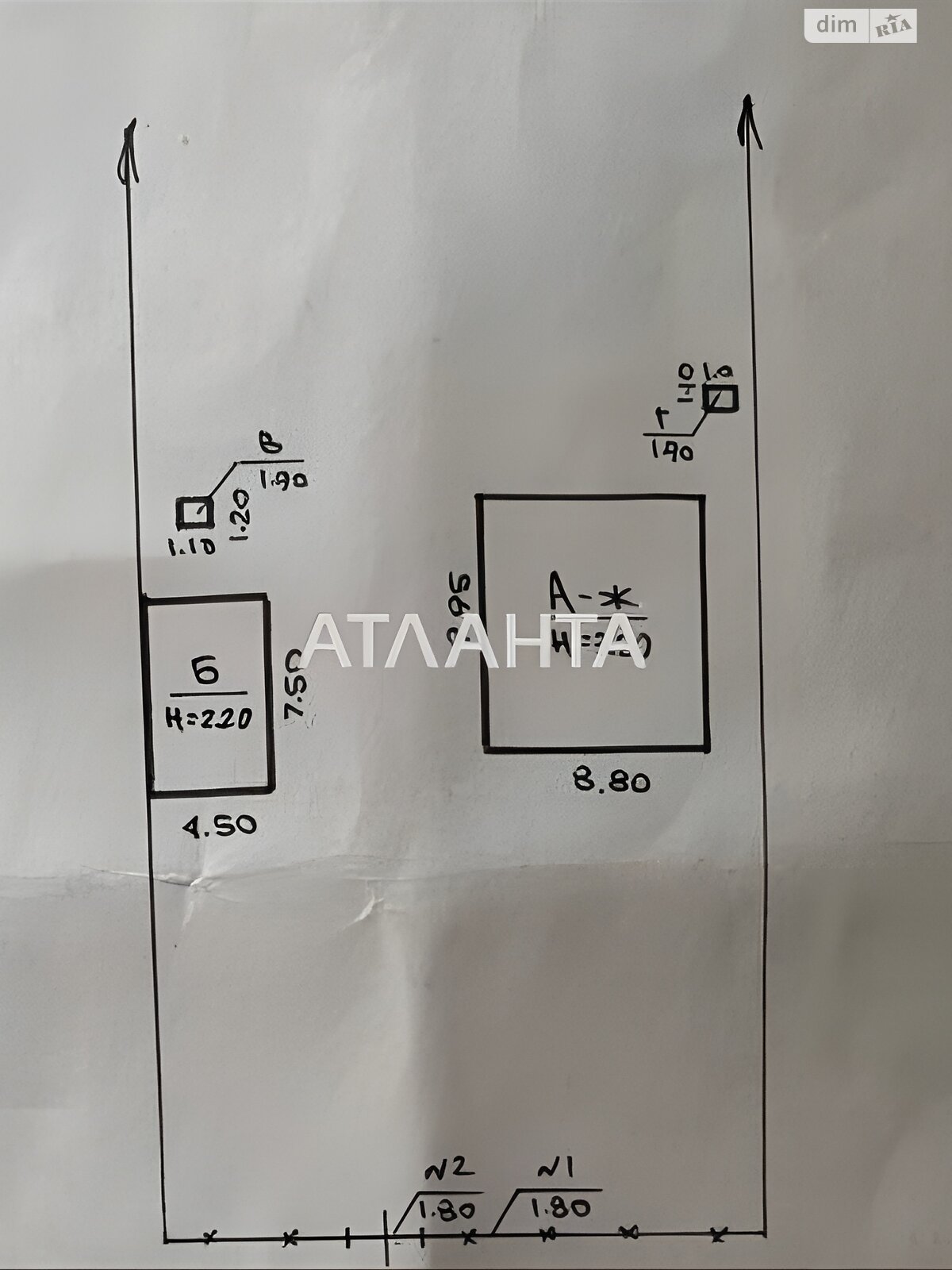 одноэтажный дом беседка, 61 кв. м, ракушечник (ракушняк). Продажа в Усатово фото 1