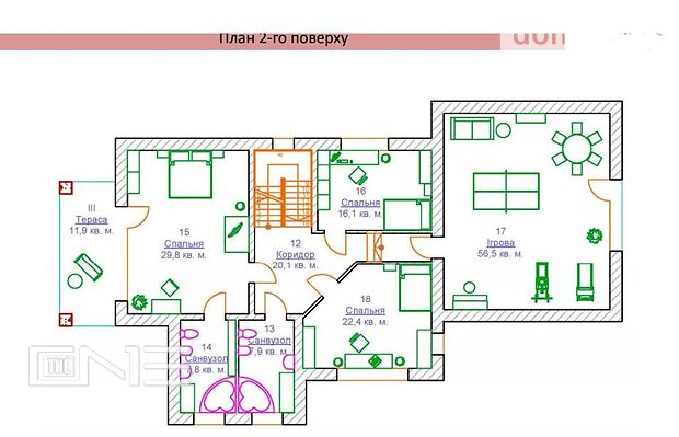 двоповерховий будинок, 372 кв. м, кирпич. Продаж в Іванковичах (Київська обл.) фото 1 двоповерховий будинок, 372 кв. м, кирпич. Продаж в Іванковичах (Київська обл.) фото 1