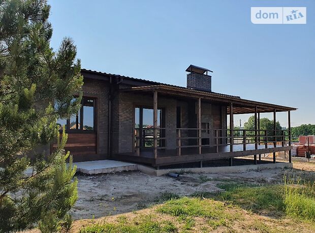 одноповерховий будинок з каміном, 177 кв. м, дерево та цегла. Продаж в Іванковичах (Київська обл.) фото 1 одноповерховий будинок з каміном, 177 кв. м, дерево та цегла. Продаж в Іванковичах (Київська обл.) фото 1