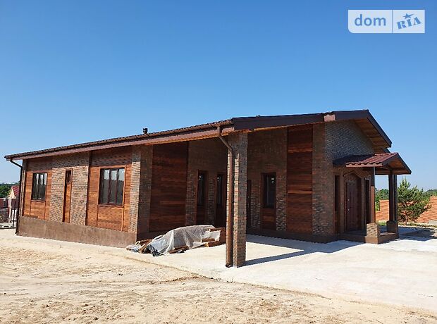 одноповерховий будинок з каміном, 177 кв. м, дерево та цегла. Продаж в Іванковичах (Київська обл.) фото 1 одноповерховий будинок з каміном, 177 кв. м, дерево та цегла. Продаж в Іванковичах (Київська обл.) фото 1