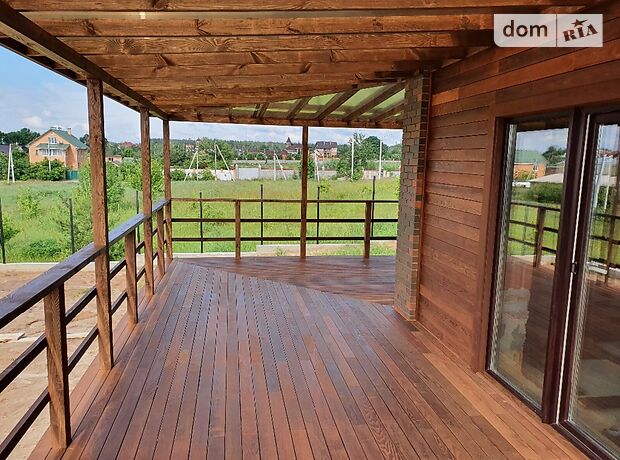 одноповерховий будинок з каміном, 177 кв. м, дерево та цегла. Продаж в Іванковичах (Київська обл.) фото 1 одноповерховий будинок з каміном, 177 кв. м, дерево та цегла. Продаж в Іванковичах (Київська обл.) фото 1