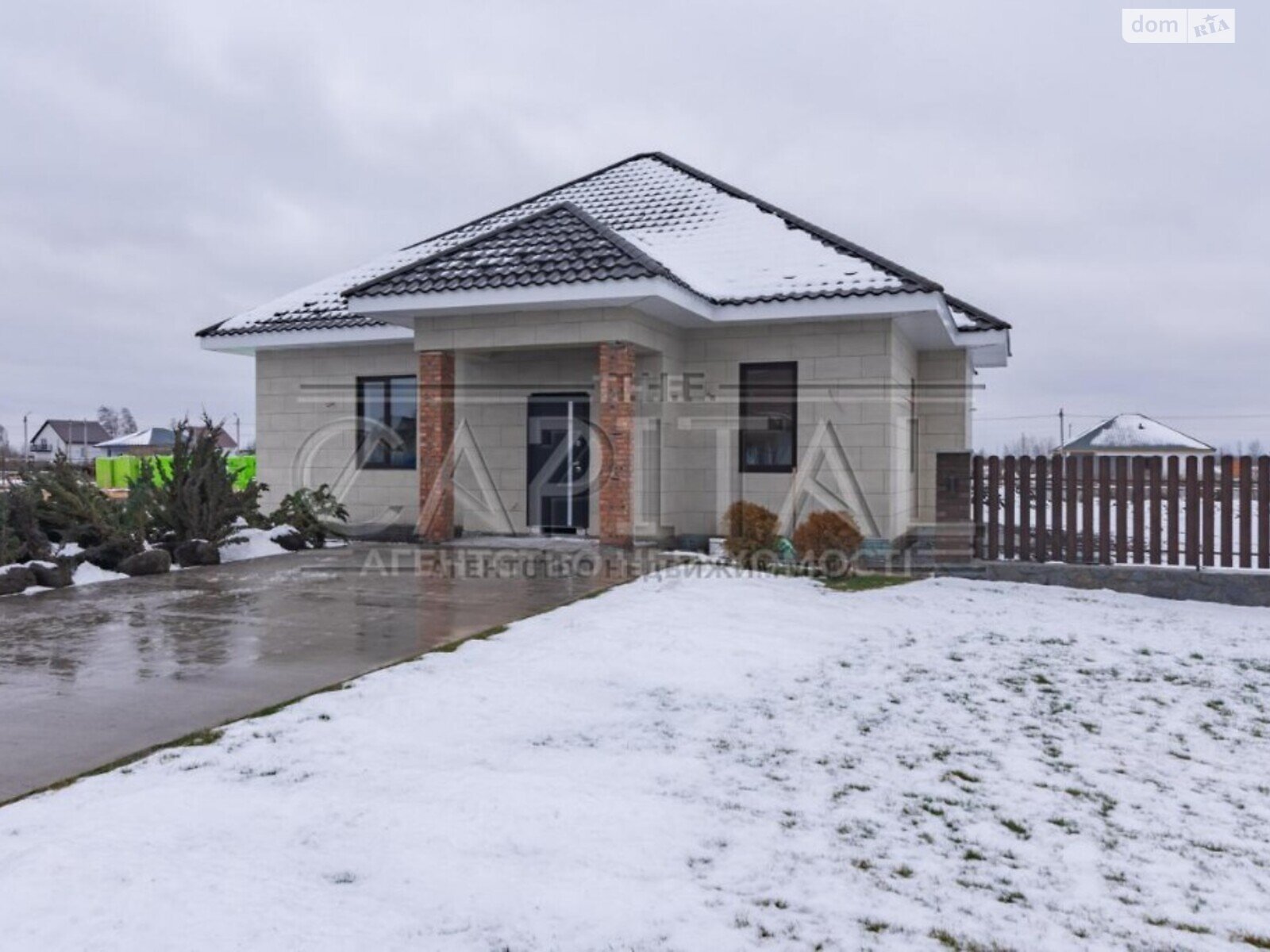 одноэтажный дом, 133 кв. м, кирпич. Продажа в Крушинке фото 1 одноэтажный дом, 133 кв. м, кирпич. Продажа в Крушинке фото 1