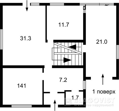 двоповерховий будинок з каміном, 192 кв. м, цегла. Продаж в Крушинці (Київська обл.) фото 1 двоповерховий будинок з каміном, 192 кв. м, цегла. Продаж в Крушинці (Київська обл.) фото 1