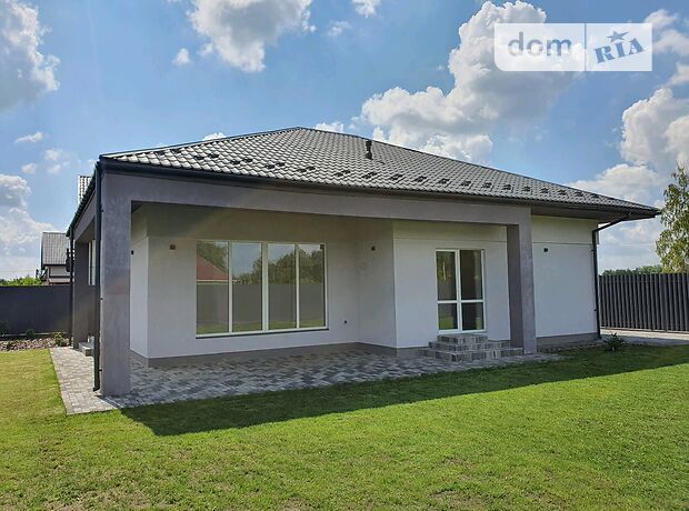одноповерховий будинок з терасою, 105 кв. м, газобетон. Продаж в Крушинці (Київська обл.) фото 1 одноповерховий будинок з терасою, 105 кв. м, газобетон. Продаж в Крушинці (Київська обл.) фото 1