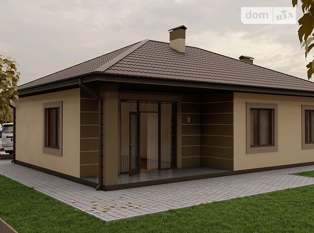 одноповерховий будинок з терасою, 83 кв. м, газобетон. Продаж в Крушинці (Київська обл.) фото 1 одноповерховий будинок з терасою, 83 кв. м, газобетон. Продаж в Крушинці (Київська обл.) фото 1