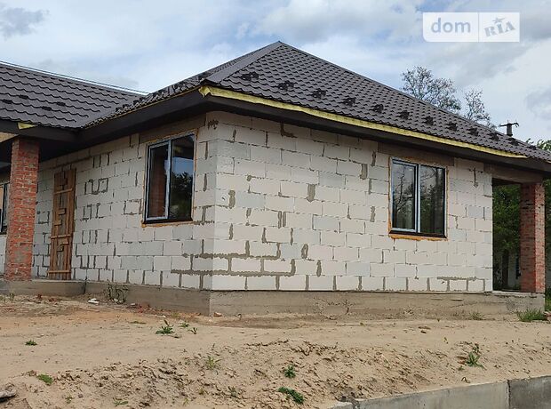 одноповерховий будинок з терасою, 83 кв. м, газобетон. Продаж в Крушинці (Київська обл.) фото 1 одноповерховий будинок з терасою, 83 кв. м, газобетон. Продаж в Крушинці (Київська обл.) фото 1