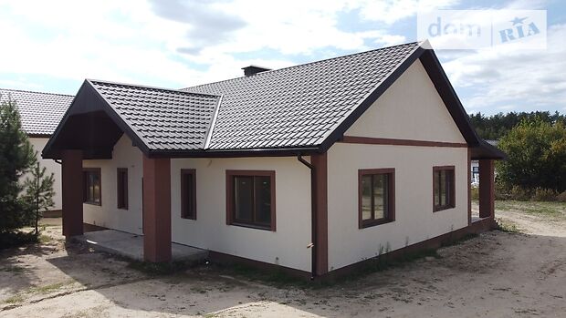 одноповерховий будинок з каміном, 145 кв. м, газобетон. Продаж в Крячках (Київська обл.) фото 1 одноповерховий будинок з каміном, 145 кв. м, газобетон. Продаж в Крячках (Київська обл.) фото 1