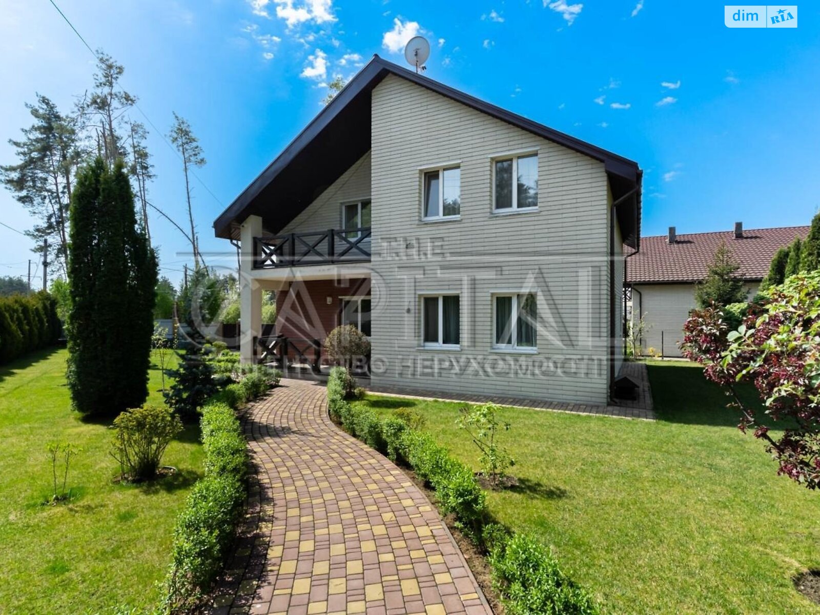 двухэтажный дом с гаражом, 208.6 кв. м, кирпич. Продажа в Василькове фото 1 двухэтажный дом с гаражом, 208.6 кв. м, кирпич. Продажа в Василькове фото 1