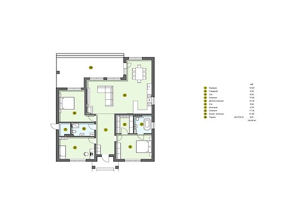 двоповерховий будинок, 146 кв. м, керамический блок. Продаж в Рославичах (Київська обл.) фото 1 двоповерховий будинок, 146 кв. м, керамический блок. Продаж в Рославичах (Київська обл.) фото 1