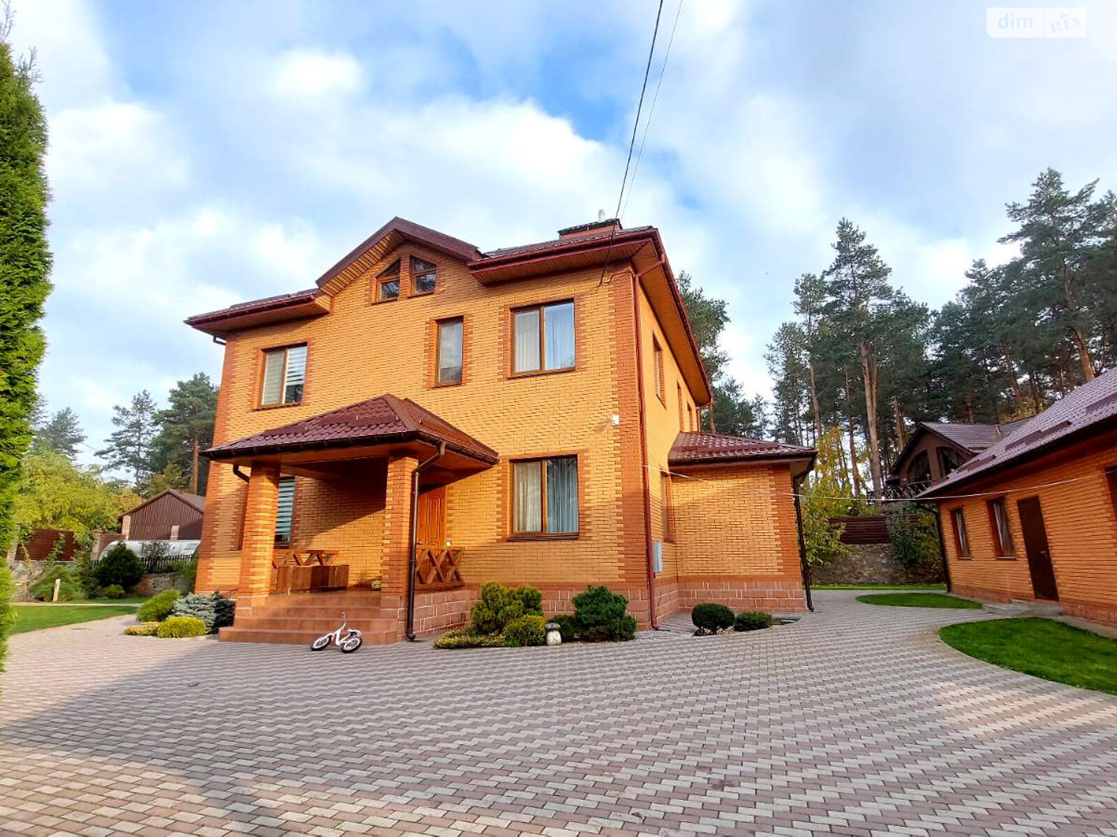 двоповерховий будинок з верандою, 360 кв. м, цегла. Продаж у Василькові фото 1