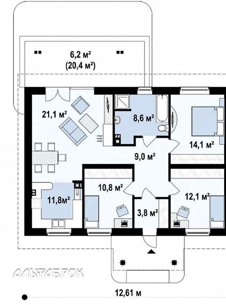 двоповерховий будинок, 168 кв. м, газобетон. Продаж в Василькові, район Васильків фото 1 двоповерховий будинок, 168 кв. м, газобетон. Продаж в Василькові, район Васильків фото 1