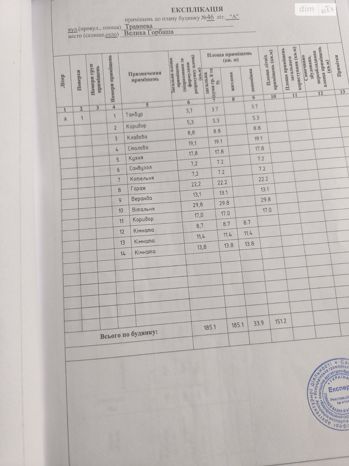 двухэтажный дом с гаражом, 185.1 кв. м, кирпич. Продажа в Великой Горбаше фото 1 двухэтажный дом с гаражом, 185.1 кв. м, кирпич. Продажа в Великой Горбаше фото 1