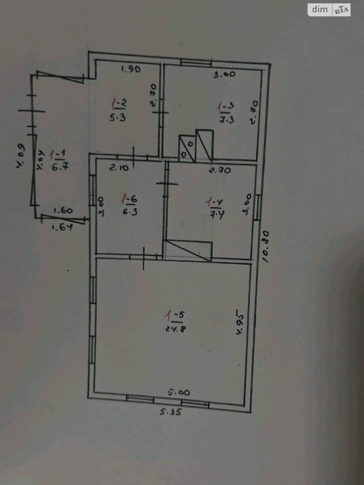 одноэтажный дом веранда, 59 кв. м, сруб. Продажа в Великой Раче фото 1