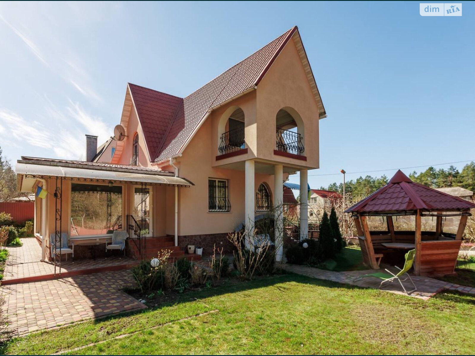 двухэтажный дом с балконом, 174.3 кв. м, кирпич. Продажа в Великой Солтановке фото 1 двухэтажный дом с балконом, 174.3 кв. м, кирпич. Продажа в Великой Солтановке фото 1