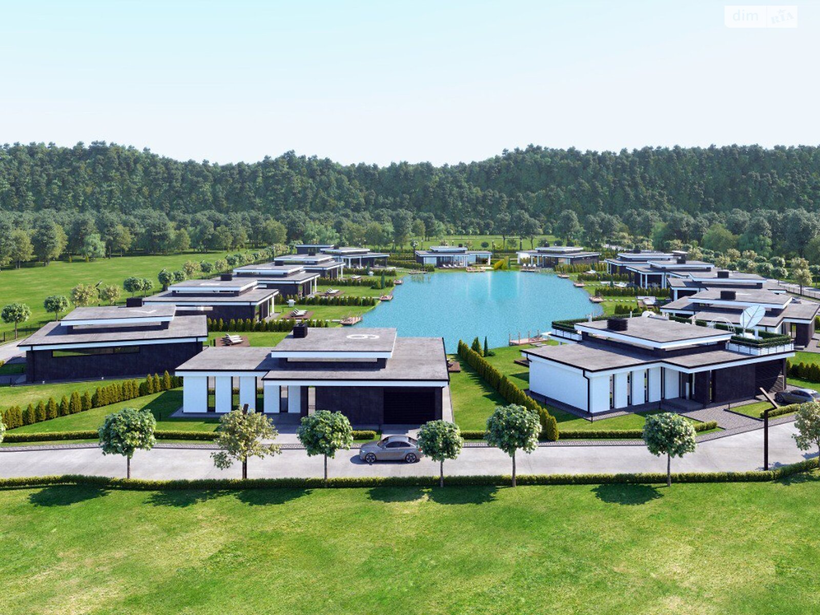 одноэтажный дом, 240 кв. м, керамический блок. Продажа в Великих Дмитровичах фото 1