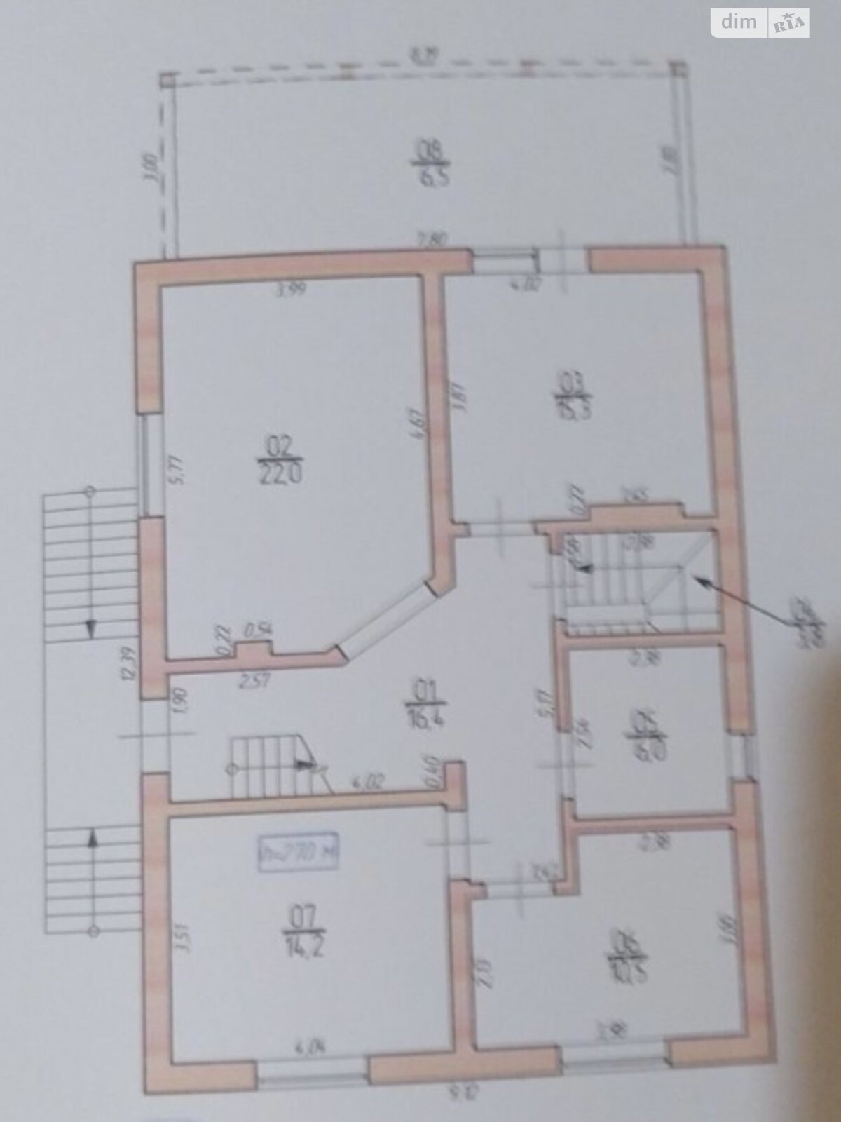 одноэтажный дом, 115 кв. м, пеноблок. Продажа в Великих Лазах фото 1