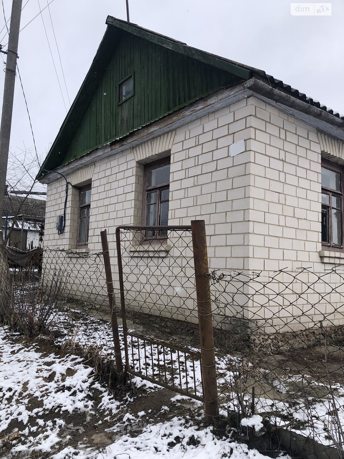 одноповерховий будинок, 45.7 кв. м, дерево и кирпич. Продаж у Великі Межирічі фото 1 одноповерховий будинок, 45.7 кв. м, дерево и кирпич. Продаж у Великі Межирічі фото 1