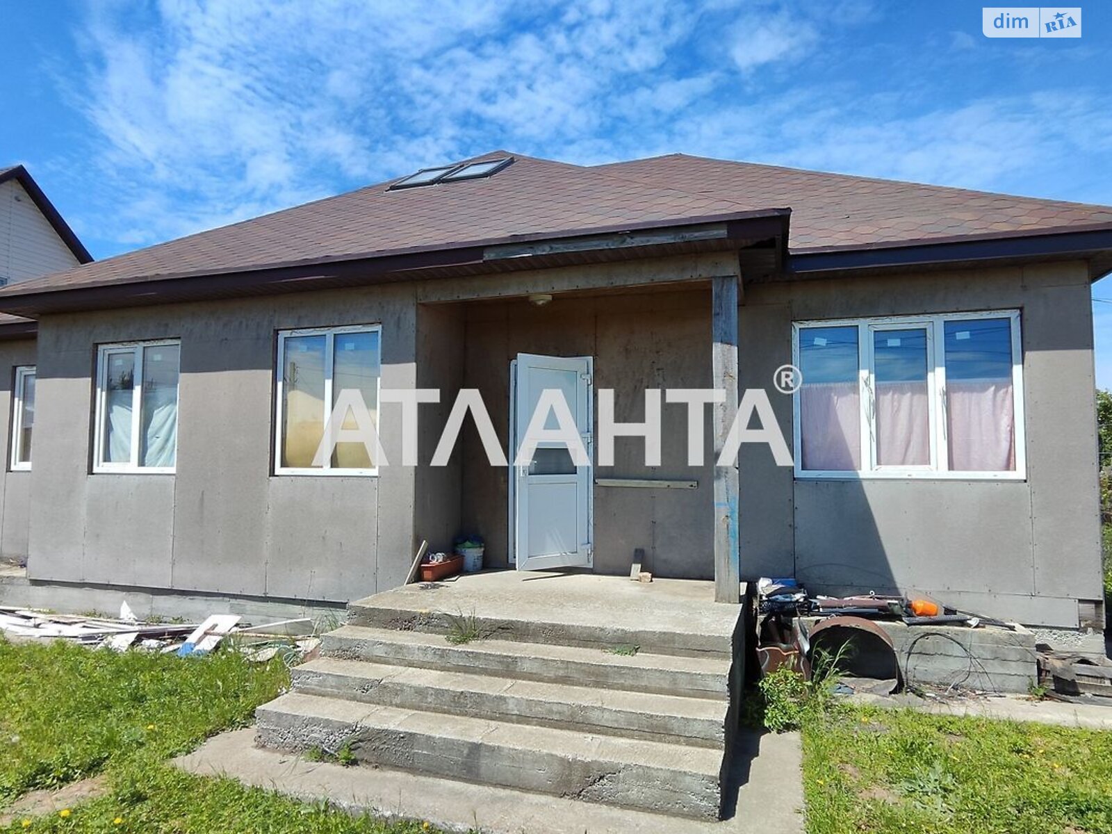 одноповерховий будинок, 115 кв. м, дерево и кирпич. Продаж у Великодолинському фото 1 одноповерховий будинок, 115 кв. м, дерево и кирпич. Продаж у Великодолинському фото 1