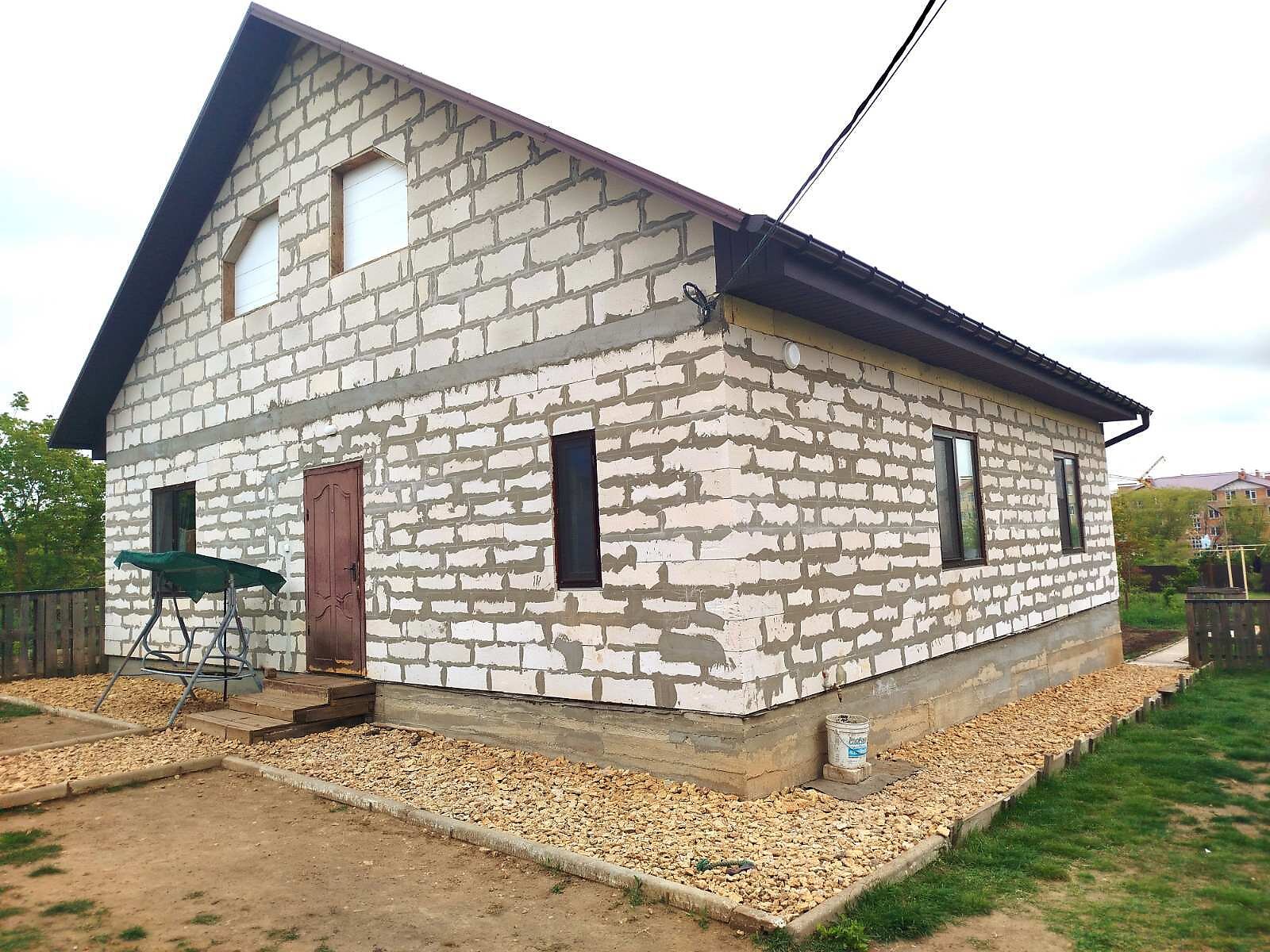 двоповерховий будинок, 100 кв. м, газобетон. Продаж у Великодолинському фото 1 двоповерховий будинок, 100 кв. м, газобетон. Продаж у Великодолинському фото 1