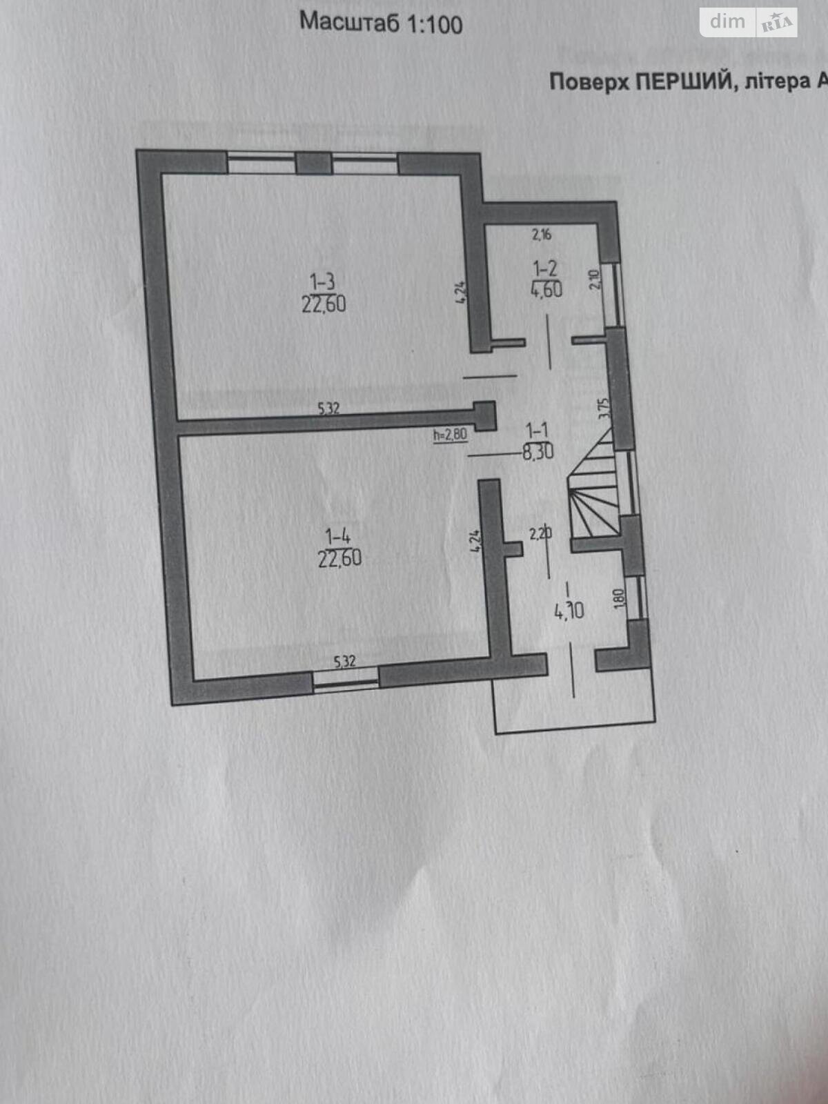 двоповерховий будинок з балконом, 180 кв. м, цегла. Продаж у Винниках фото 1