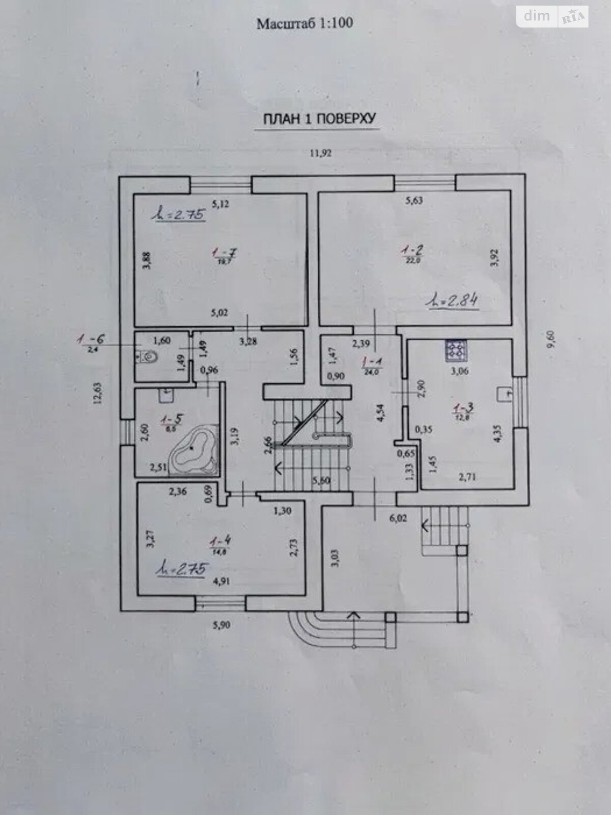 двухэтажный дом веранда, 270 кв. м, кирпич. Продажа в Винниках фото 1