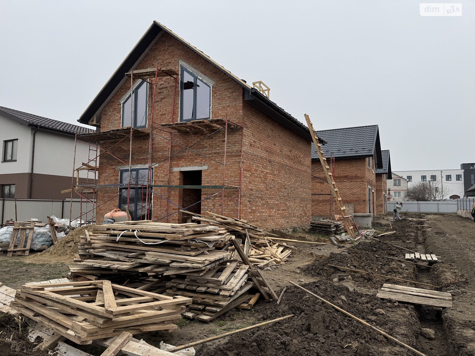 двухэтажный дом с отоплением, 97 кв. м, кирпич. Продажа в Виннице район Пирогово фото 1