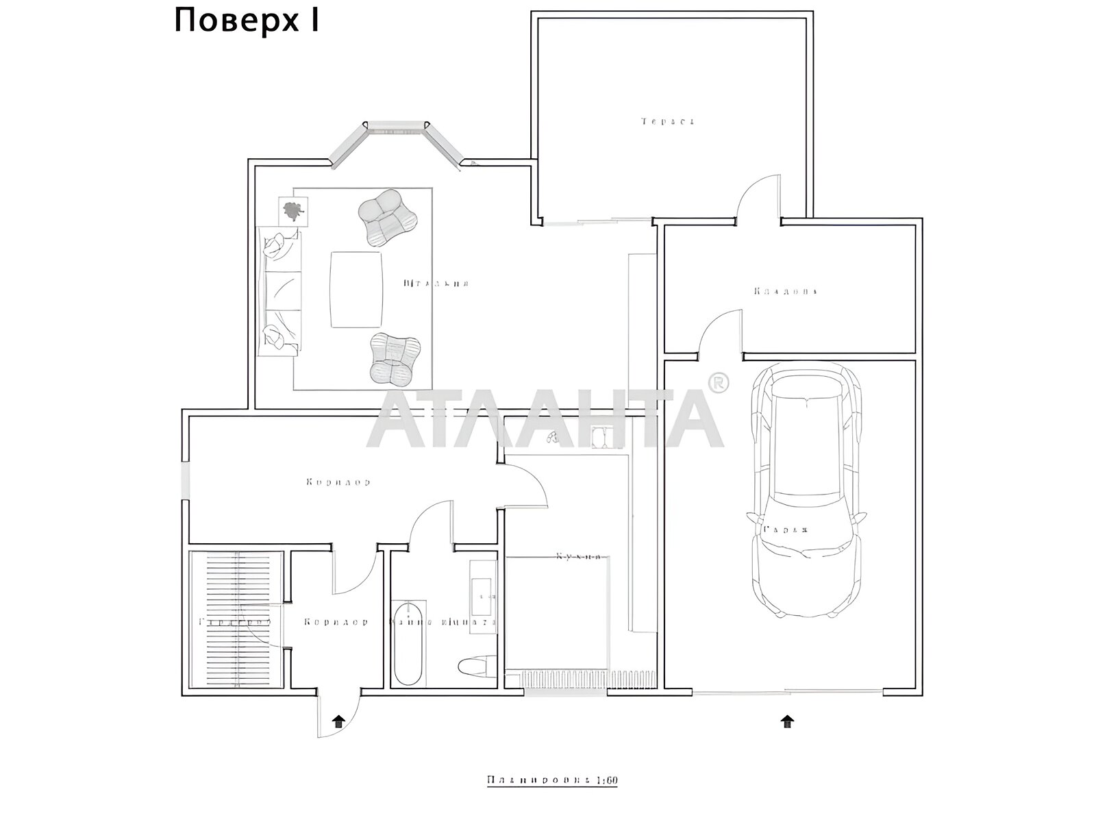 двухэтажный дом, 252 кв. м, кирпич. Продажа в Луке-Мелешковской фото 1