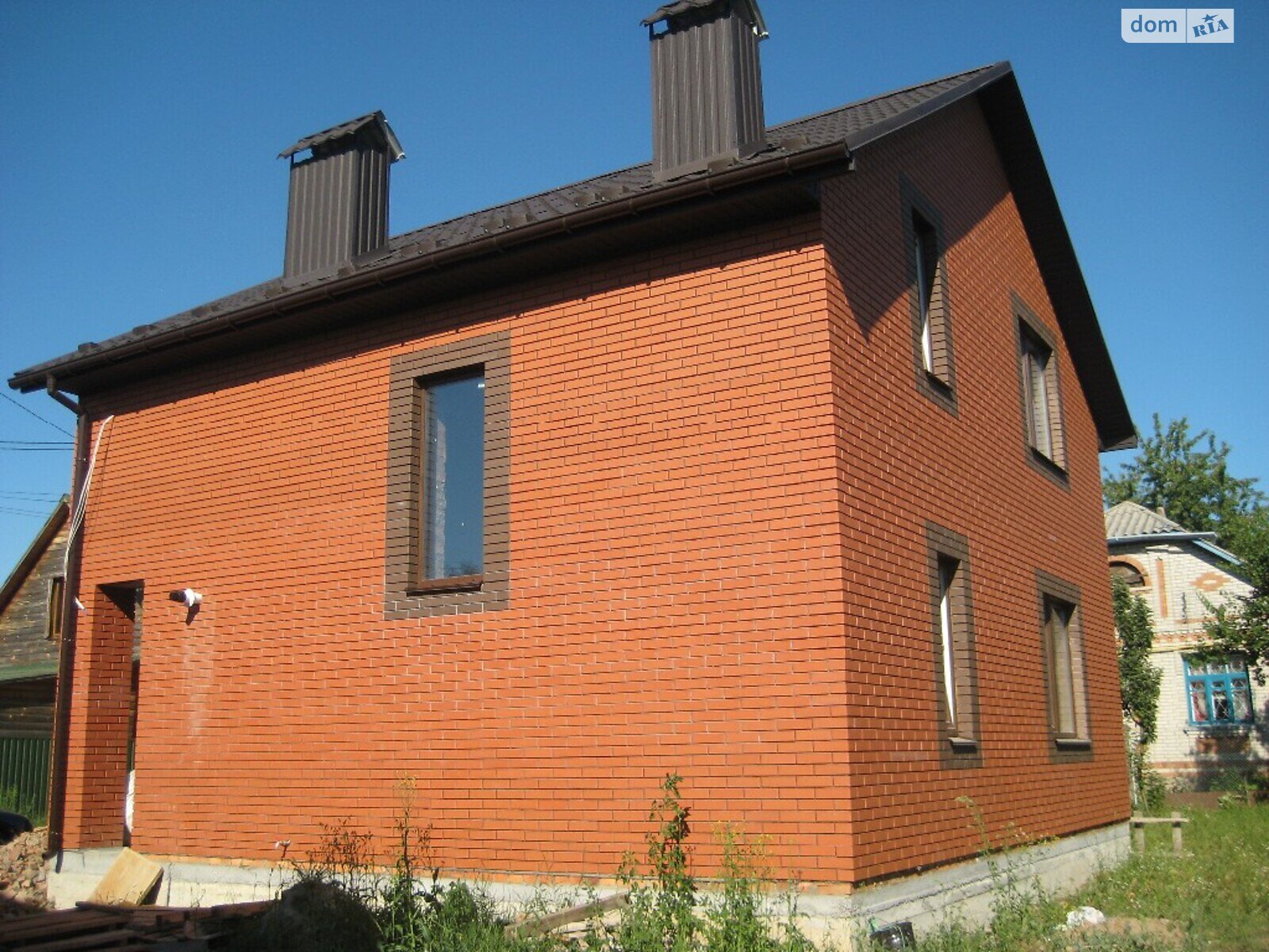 двухэтажный дом с отоплением, 120 кв. м, кирпич. Продажа в Винницких Хуторах фото 1