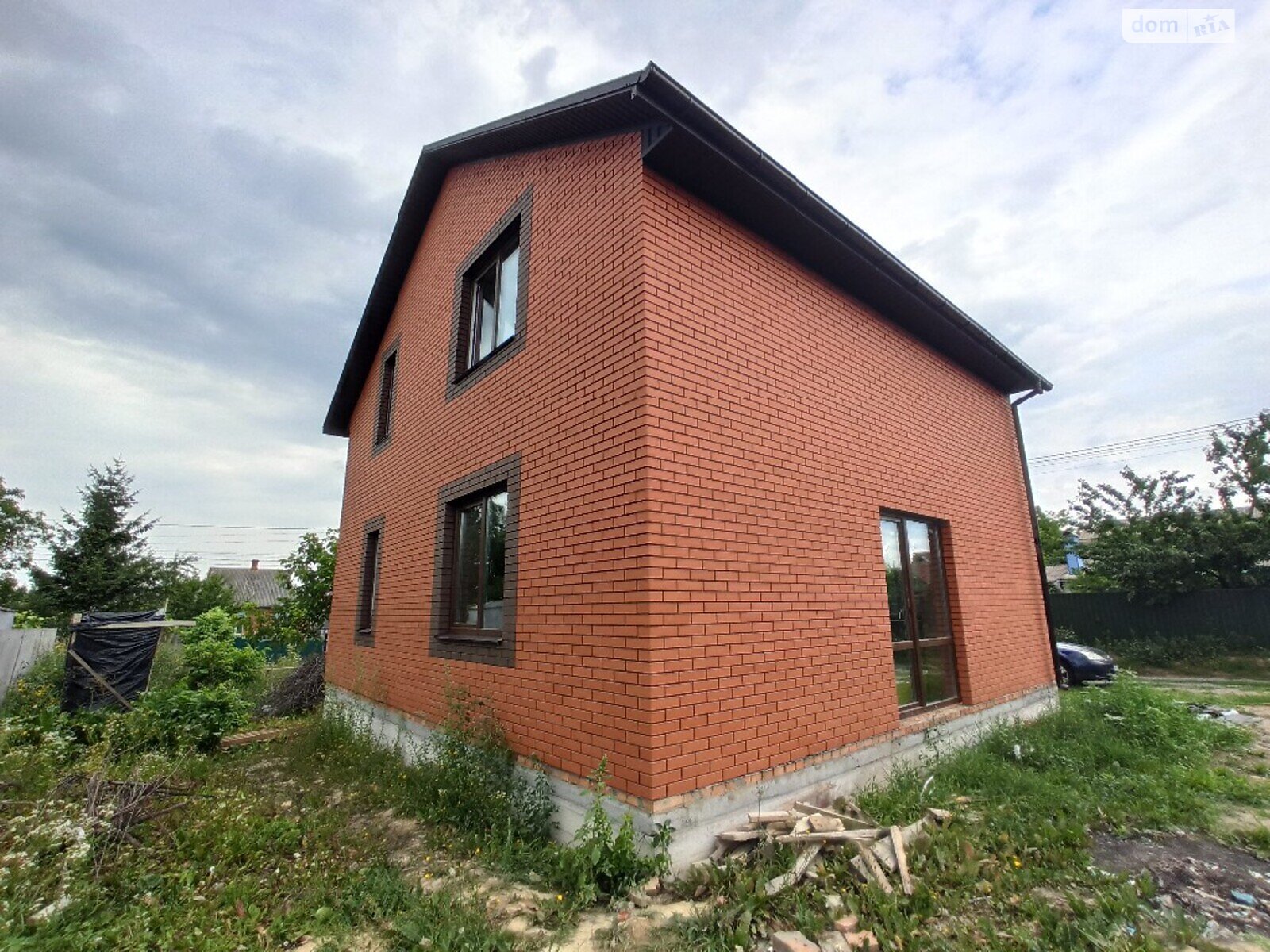 двухэтажный дом с отоплением, 120 кв. м, кирпич. Продажа в Винницких Хуторах фото 1