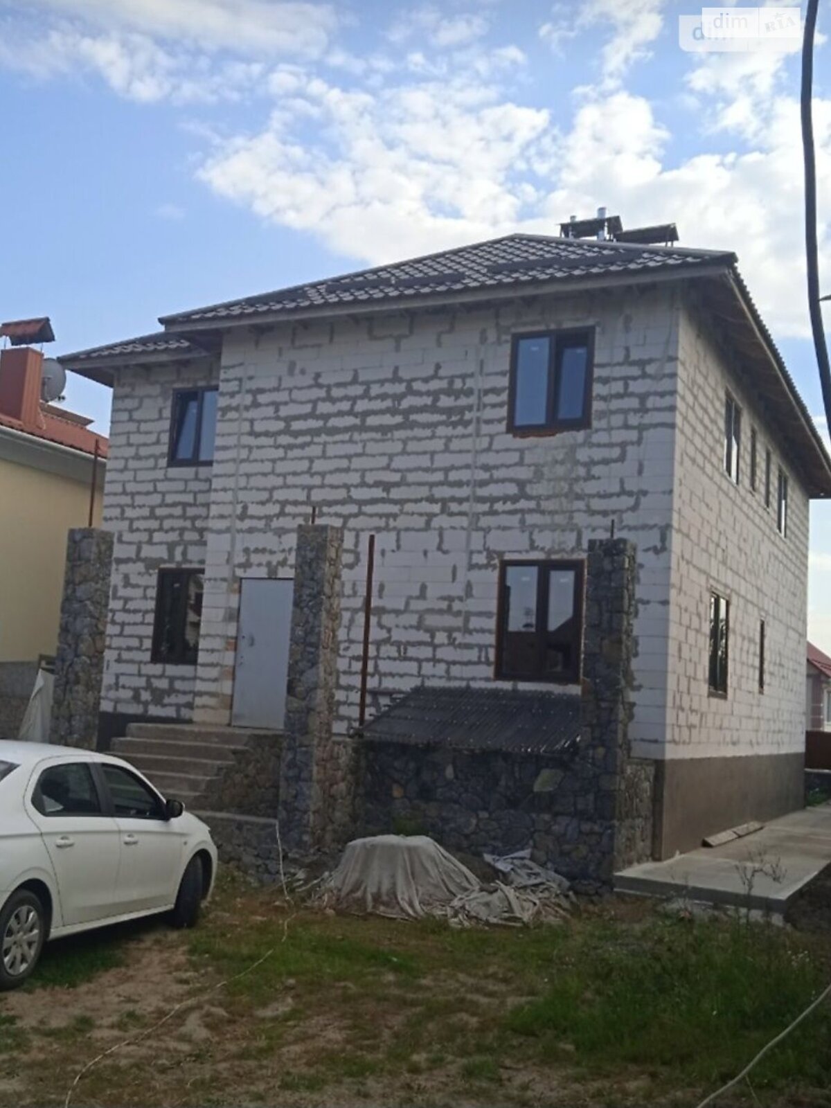 двухэтажный дом с верандой, 230 кв. м, пеноблок. Продажа в Березиной фото 1 двухэтажный дом с верандой, 230 кв. м, пеноблок. Продажа в Березиной фото 1