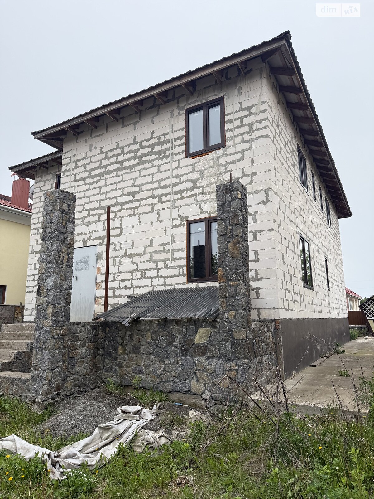 двухэтажный дом с верандой, 230 кв. м, пеноблок. Продажа в Березиной фото 1 двухэтажный дом с верандой, 230 кв. м, пеноблок. Продажа в Березиной фото 1