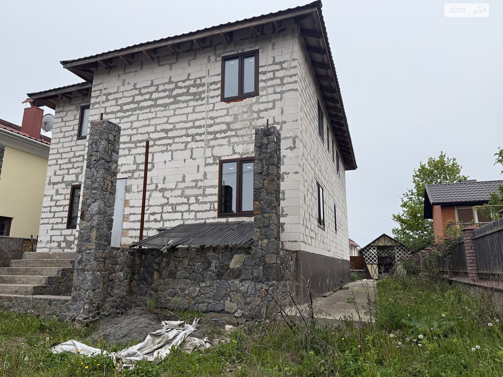 двухэтажный дом с верандой, 230 кв. м, пеноблок. Продажа в Березиной фото 1 двухэтажный дом с верандой, 230 кв. м, пеноблок. Продажа в Березиной фото 1