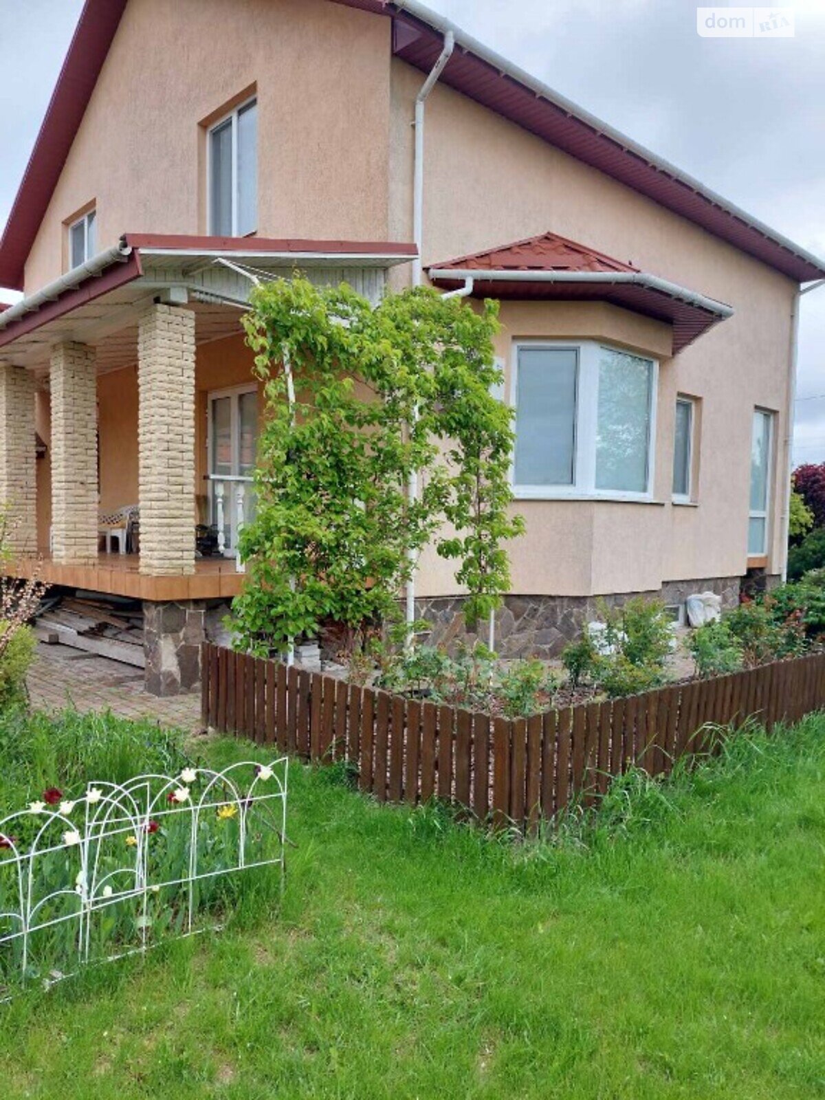 двухэтажный дом веранда, 231 кв. м, кирпич. Продажа в Зарванцах фото 1