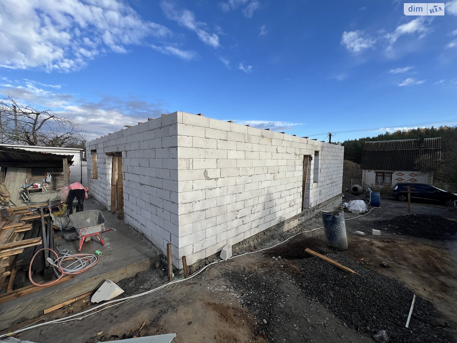 одноповерховий будинок, 100 кв. м, газобетон. Продаж у Щітках фото 1