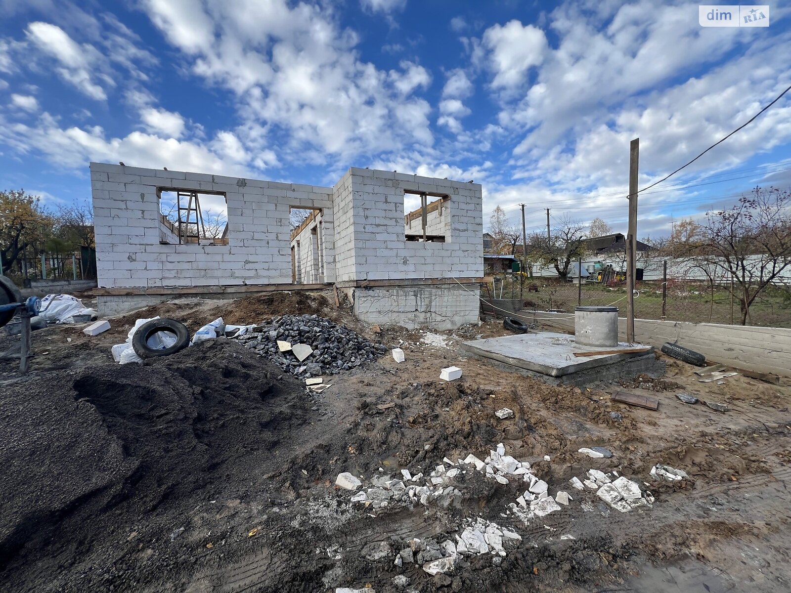 одноповерховий будинок, 100 кв. м, газобетон. Продаж у Щітках фото 1