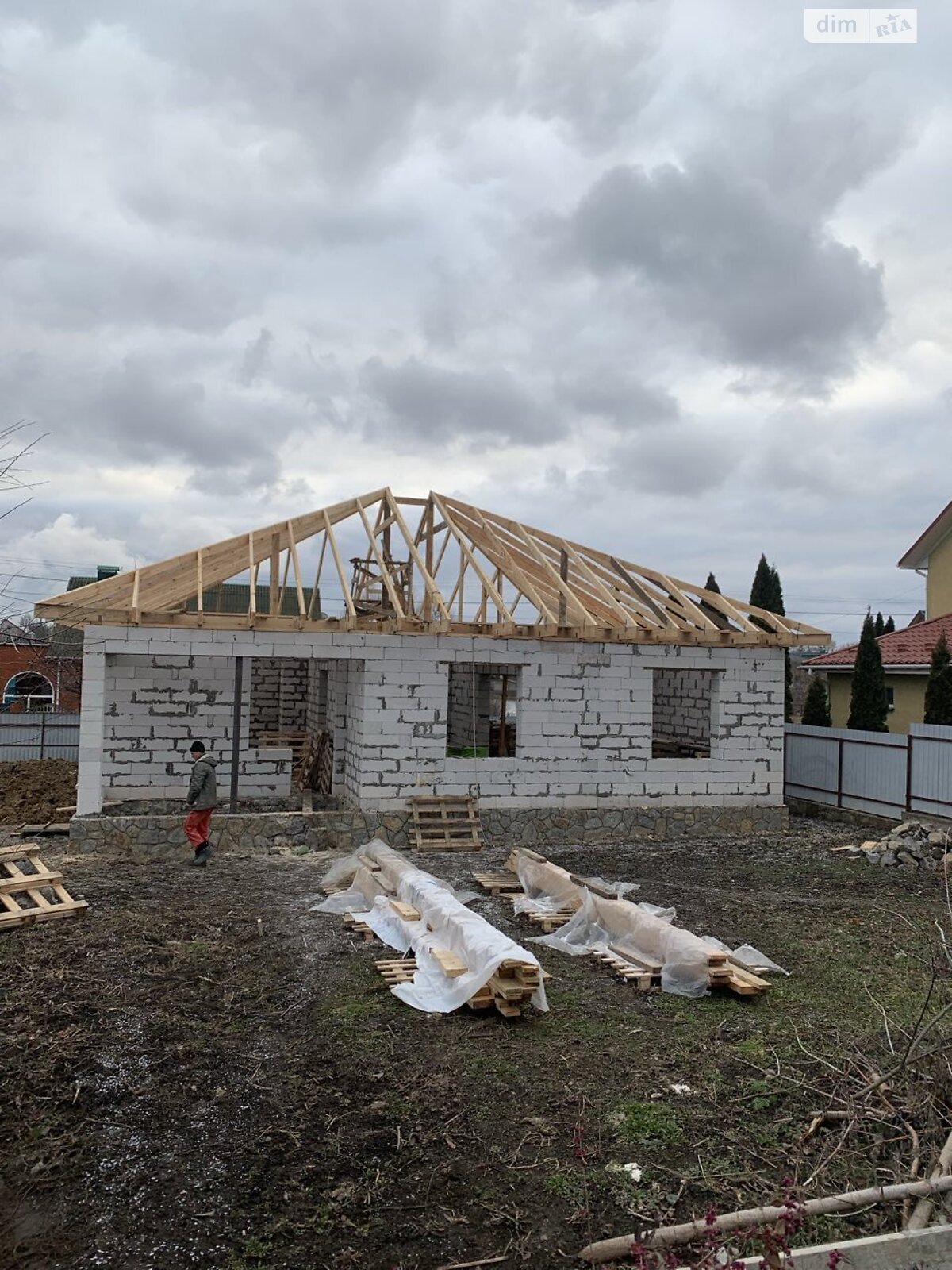 двоповерховий будинок, 132 кв. м, газобетон. Продаж у Вінницьких Хуторах фото 1 двоповерховий будинок, 132 кв. м, газобетон. Продаж у Вінницьких Хуторах фото 1