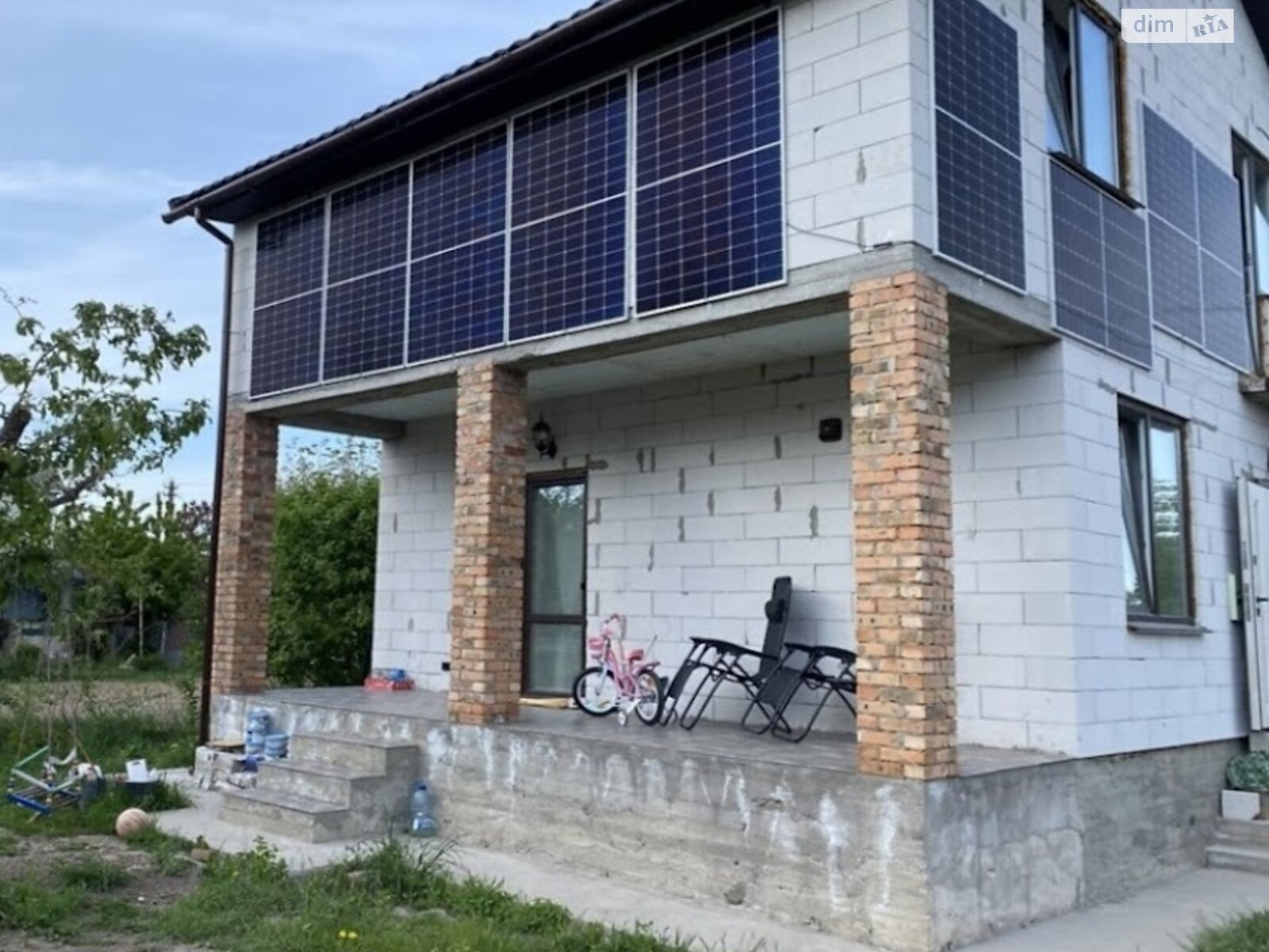 двоповерховий будинок з верандою, 116 кв. м, піноблок. Продаж у Вінницьких Хуторах фото 1 двоповерховий будинок з верандою, 116 кв. м, піноблок. Продаж у Вінницьких Хуторах фото 1