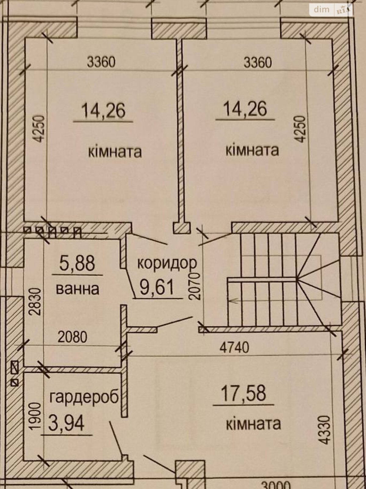 двоповерховий будинок, 130 кв. м, кирпич. Продаж у Вінницьких Хуторах фото 1