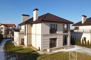 двухэтажный дом с балконом, 260 кв. м, кирпич. Продажа в Вишенки фото 2