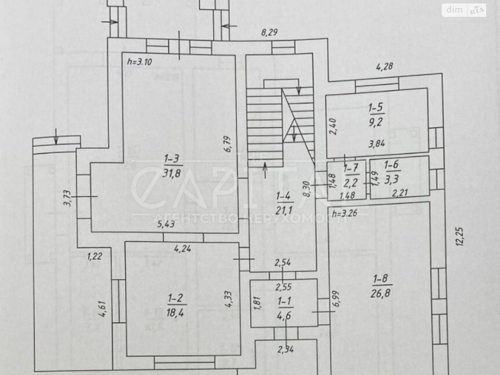 двухэтажный дом, 240 кв. м, кирпич. Продажа в Вишенки фото 1