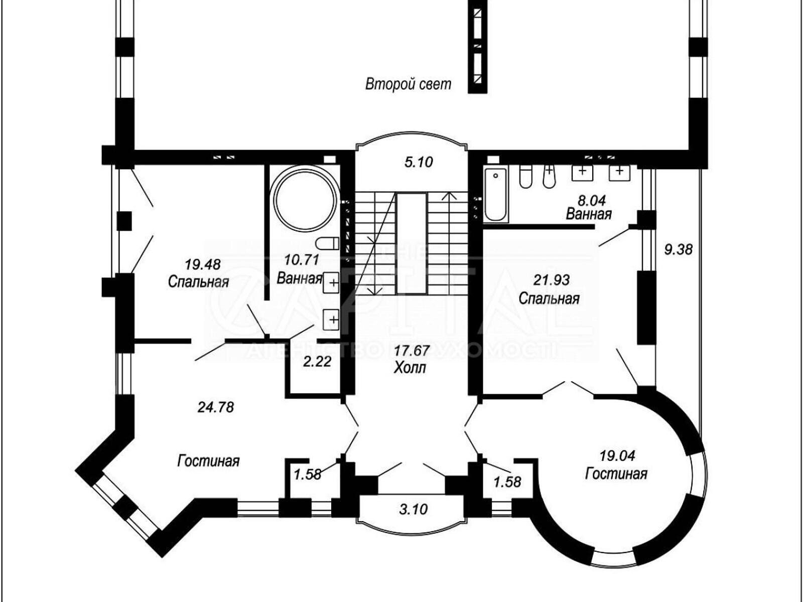 триповерховий будинок, 808 кв. м, кирпич. Продаж у Вишеньках фото 1