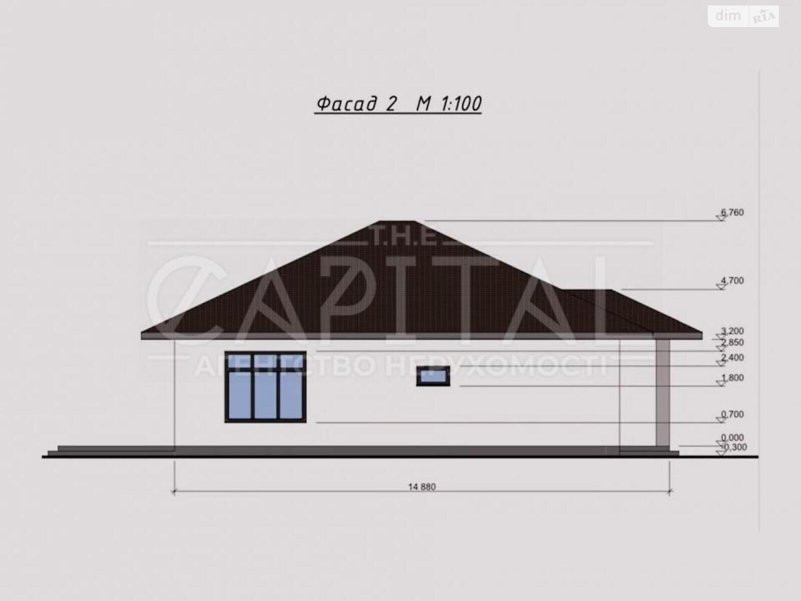 одноэтажный дом, 172 кв. м, кирпич. Продажа в Вишенки фото 1