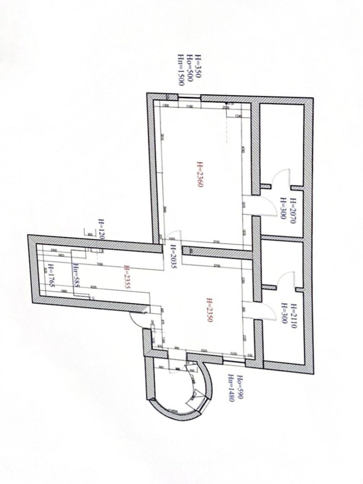 двухэтажный дом веранда, 497 кв. м, кирпич. Продажа в Вите-Почтовой фото 1