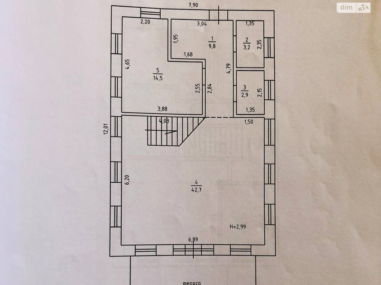 двухэтажный дом, 152 кв. м, кирпич. Продажа в Вите-Почтовой фото 1