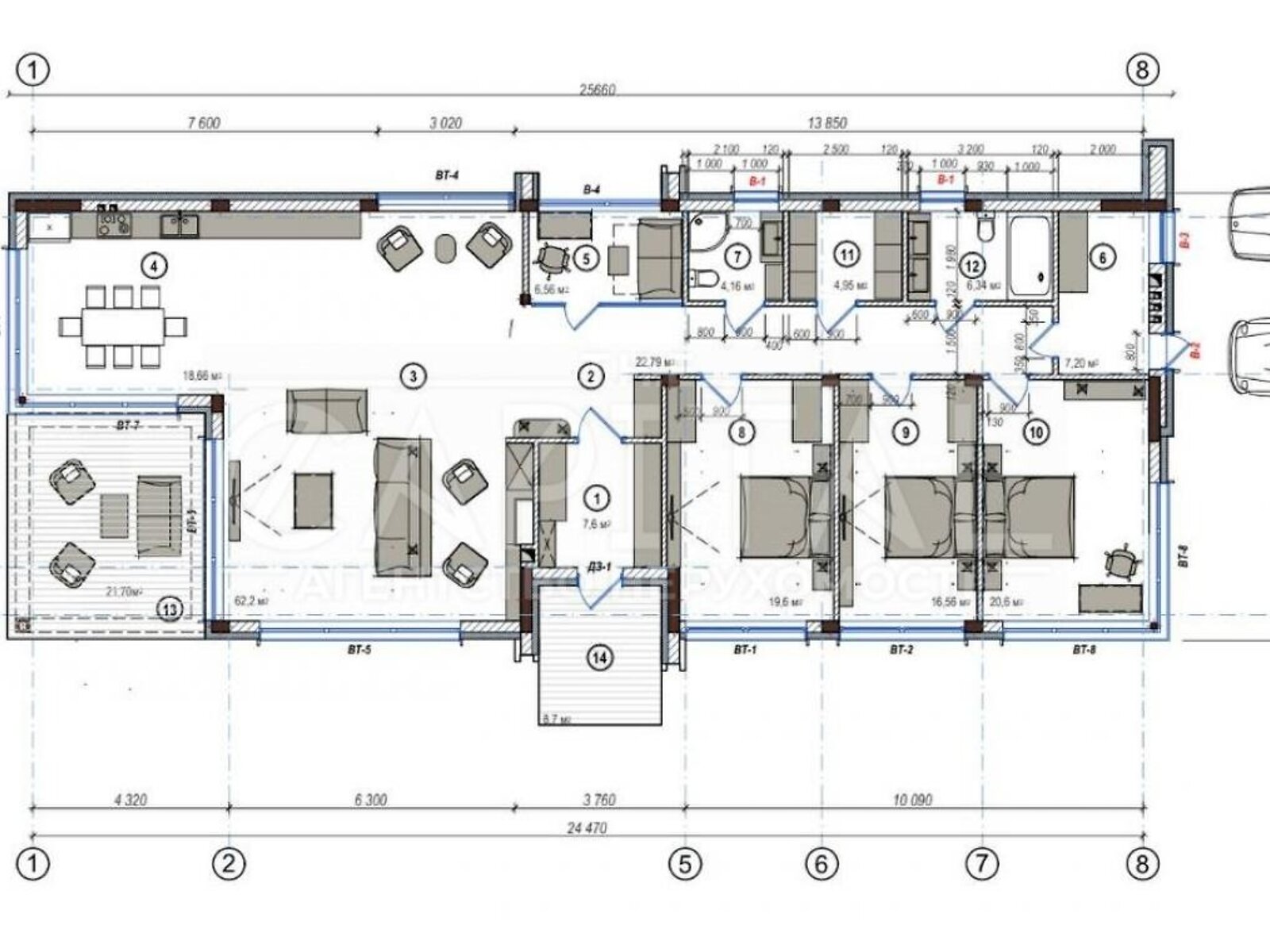 одноповерховий будинок, 198 кв. м, цегла. Продаж у Віті-Поштовій фото 1