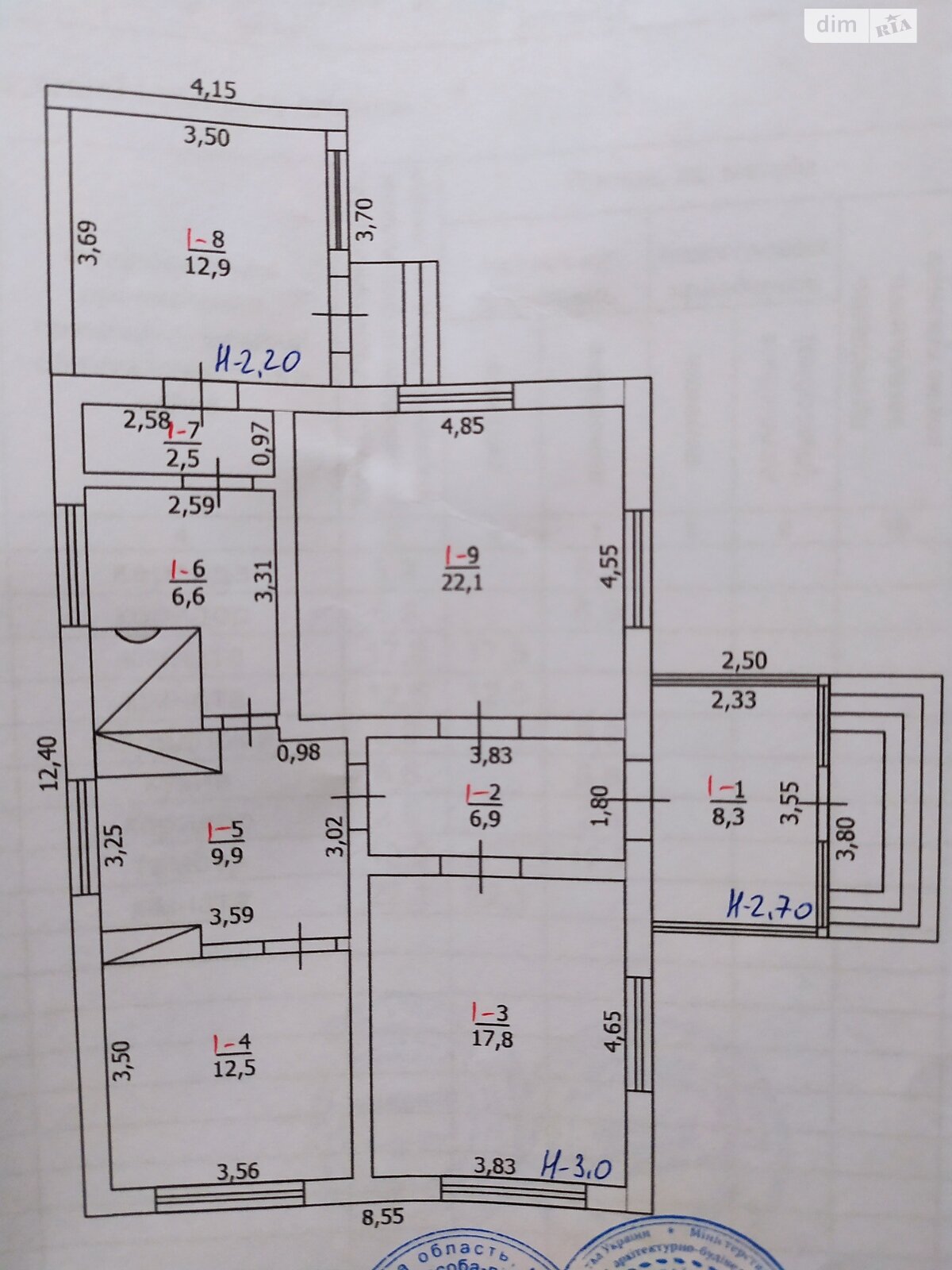 одноэтажный дом с гаражом, 99 кв. м, кирпич. Продажа в Вийтовке фото 1
