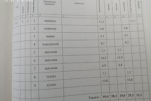 одноповерховий будинок, 69.4 кв. м, кирпич. Продаж в Володарському, район Володарське фото 2